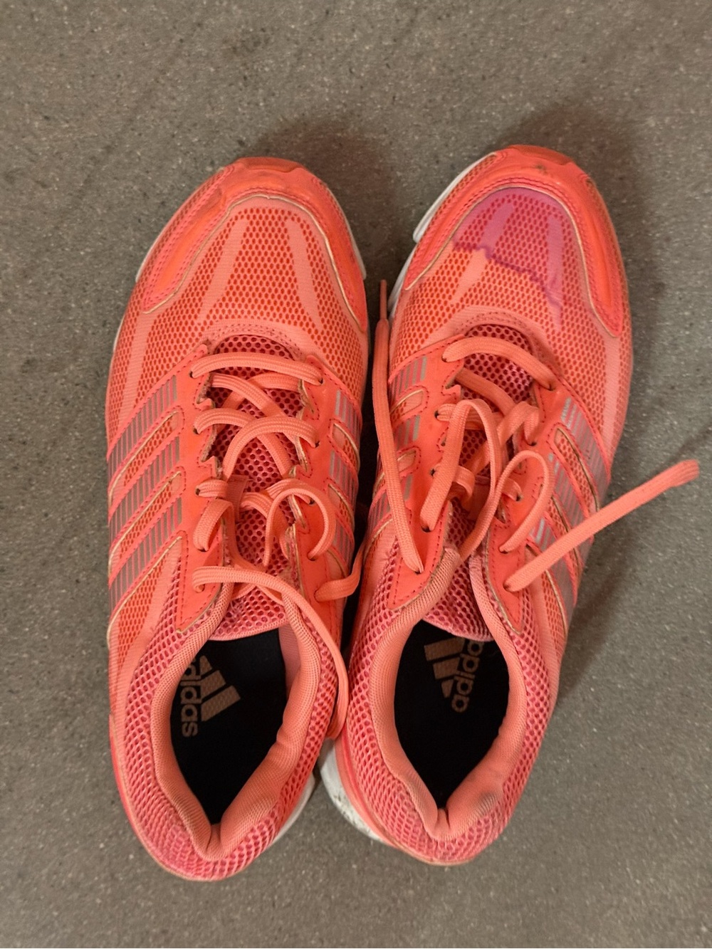 adidas Coral/Pink Women's Athletic Running Shoes
